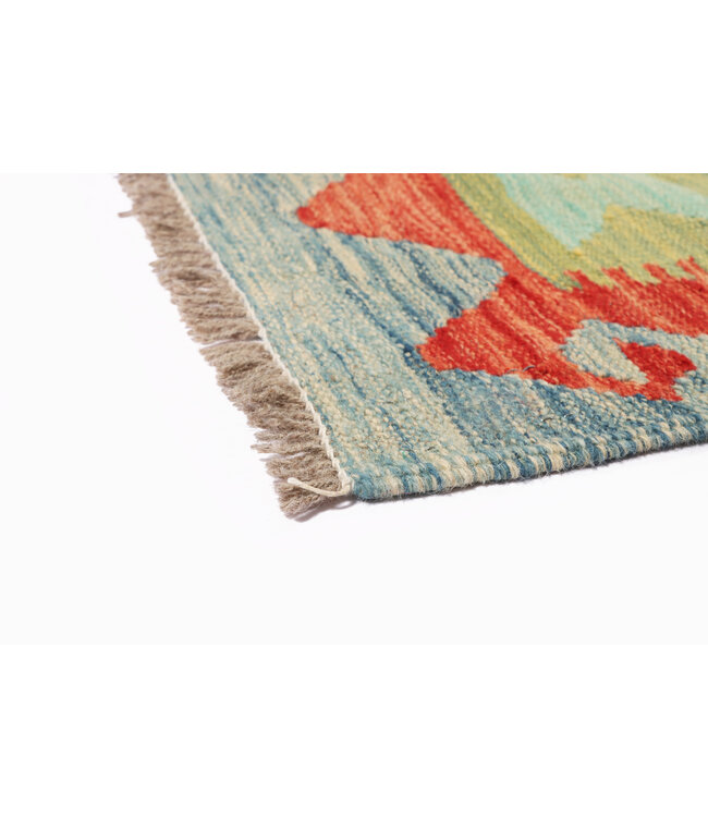 198x149  cm Handgemaakte Afghaanse traditionele Kilim Vloerkleed Wol Tapijt