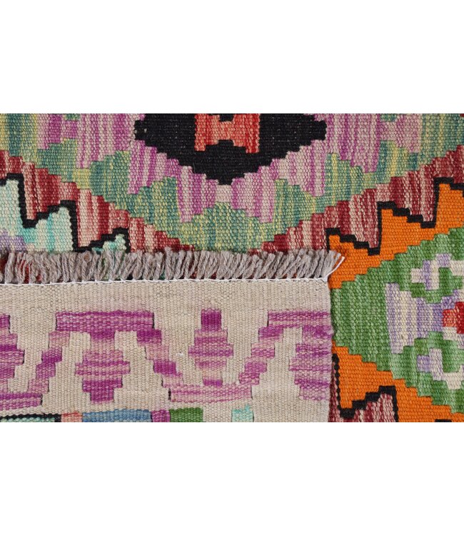 194x116 cm Handmade Afghan Traditional Kilim Area Rug Wool Carpet