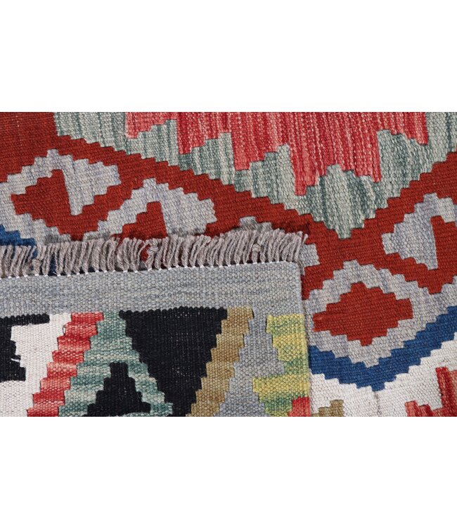 296x203 cm Handgemaakte Afghaanse traditionele Kilim Vloerkleed Wol Tapijt