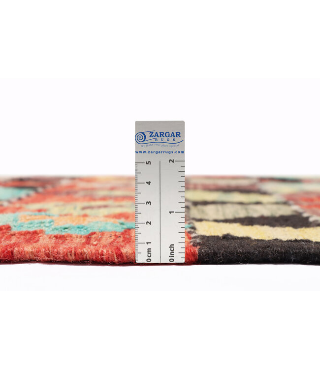 296x203 cm Handgefertigter Afghanischer traditioneller Kilim Teppich Woll