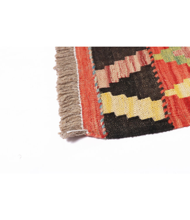 310x206 cm Handmade Afghan Traditional Kilim Area Rug Wool Carpet