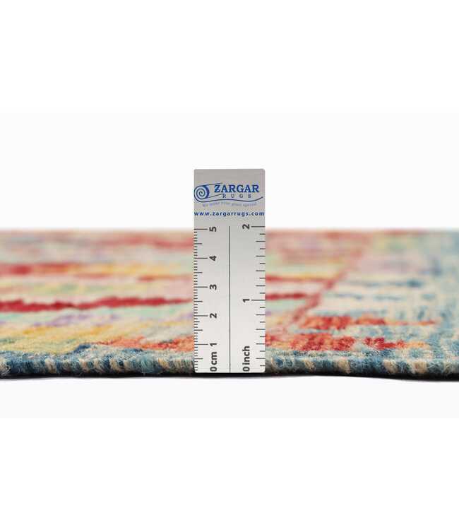 178x131  cm Handgefertigter Afghanischer traditioneller Kilim Teppich Woll