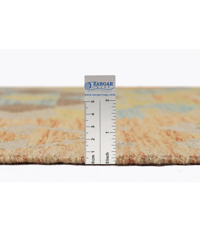 Kelim kleed loper 289x 80 cm vloerkleed tapijt kelims hand geweven