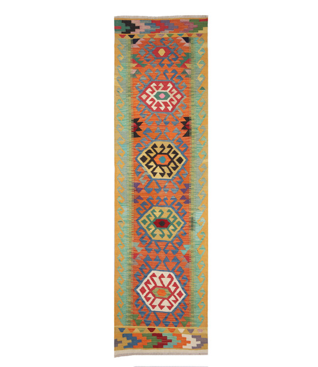 Kelim teppich läufer 299 x 85 cm