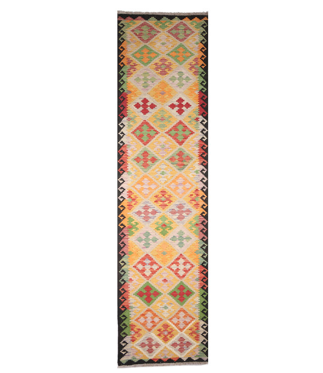 Kelim teppich läufer 298 x 77 cm