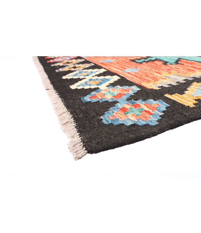 234x176 cm Handgefertigter Afghanischer traditioneller Kilim Teppich Woll