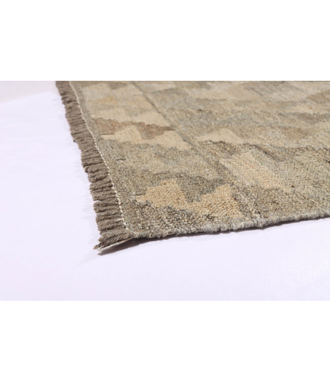 178x138 cm Handgemaakt Natural Kelim Wol Tapijt