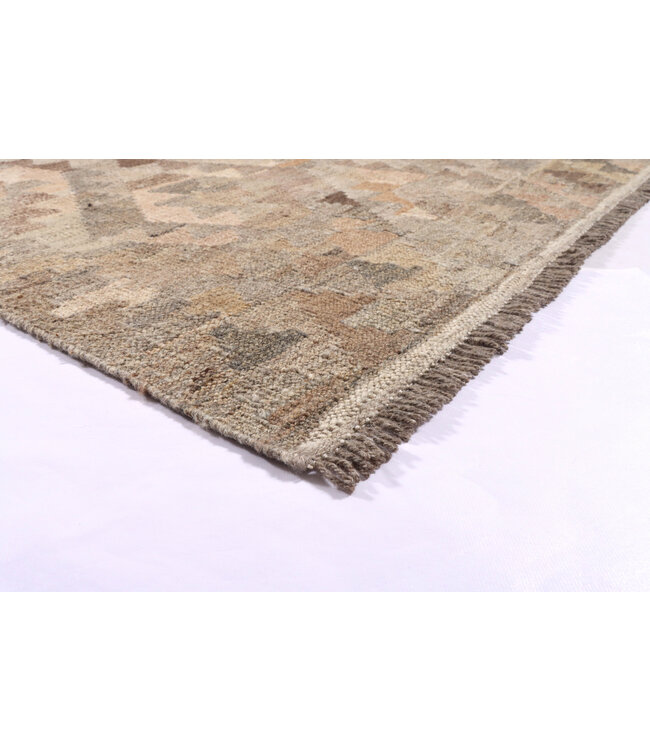 187x128  cm Handgemaakt Natural Kelim Wol Tapijt