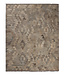 178x138  cm Hand Woven Brown Wool Kilim Area Rug