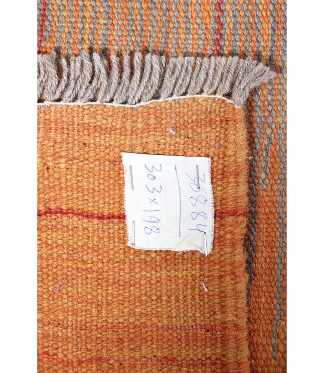 303 x 198 cm Handmade Afghan modern Kilim Area Rug Wool