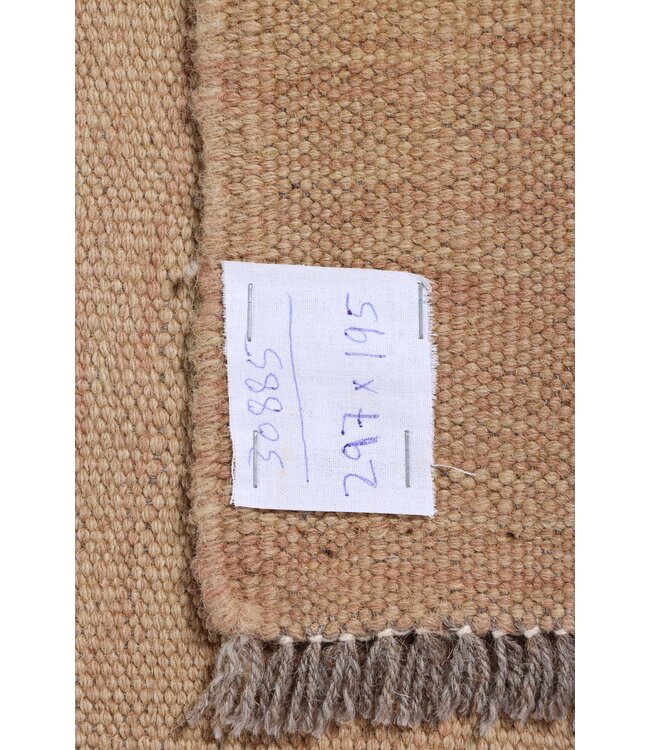 297 x 195 cm Handgemacht modern Wolle Kelim Teppich