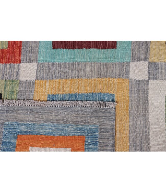 297 x 199 cm Handmade Afghan modern Kilim Area Rug Wool