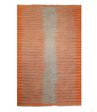 296x197 cm Handgeweven modern Kelim Tapijt Wol