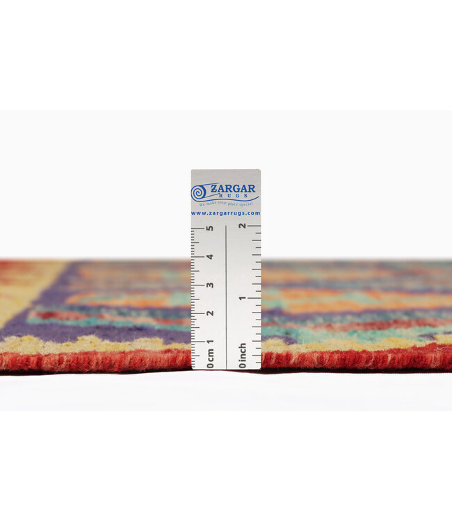 195x152  cm Handgefertigter Afghanischer traditioneller Kilim Teppich Woll