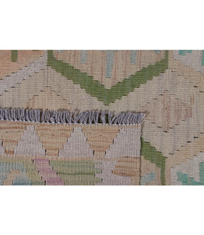 198x139  cm Handgefertigter Afghanischer traditioneller Kilim Teppich Woll