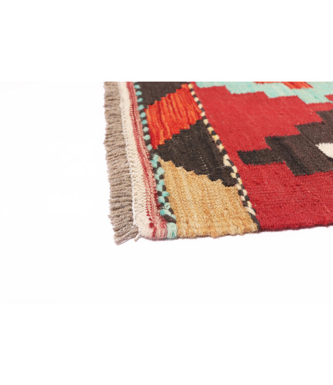 205x146  cm Handgemaakte Afghaanse traditionele Kilim Vloerkleed Wol Tapijt