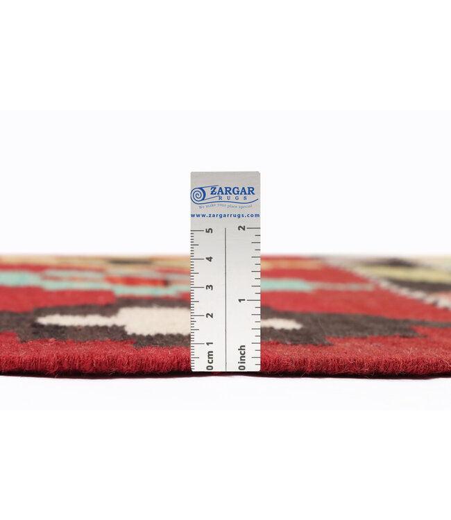 205x146  cm Handgemaakte Afghaanse traditionele Kilim Vloerkleed Wol Tapijt