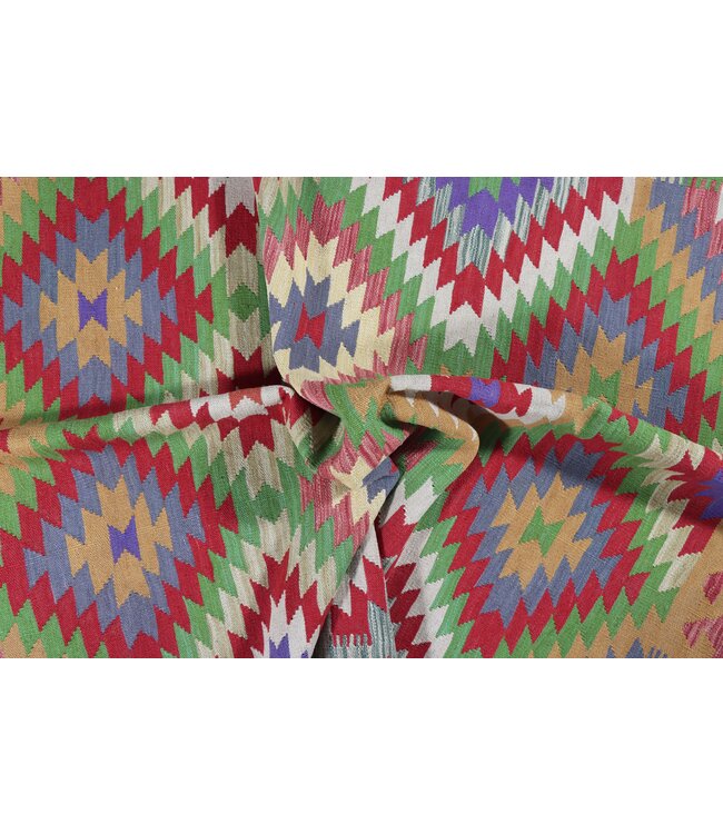 202x152  cm Handgefertigter Afghanischer traditioneller Kilim Teppich Woll