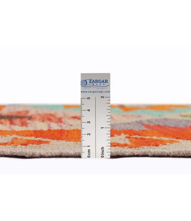 242x170 cm Handmade Afghan Traditional Kilim Area Rug Wool Carpet