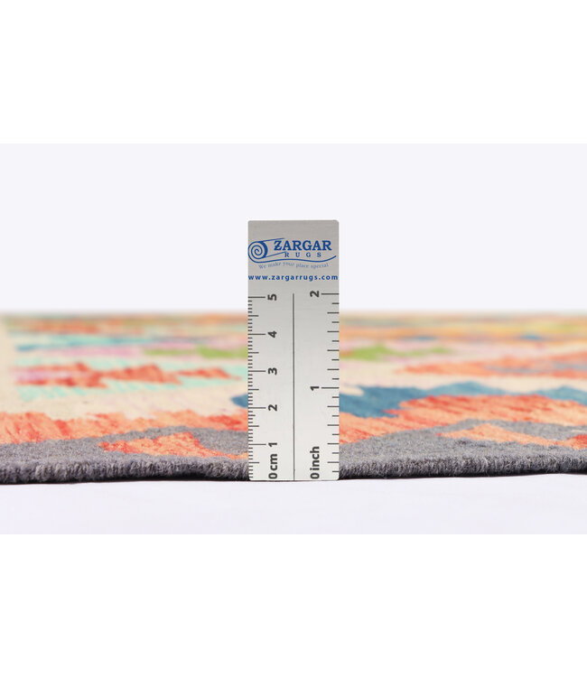 240x167 cm Handgefertigter Afghanischer traditioneller Kilim Teppich Woll