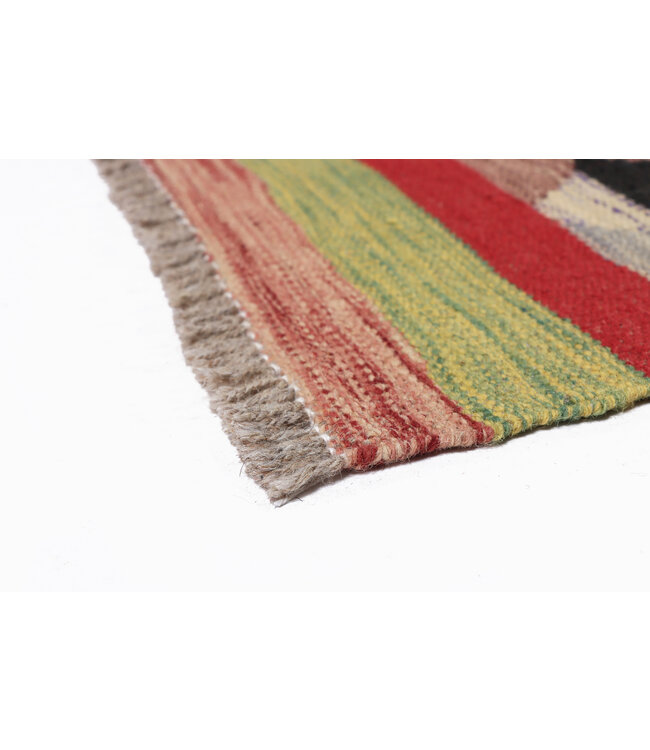 254x172 cm Handgefertigter Afghanischer traditioneller Kilim Teppich Woll