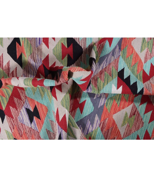 254x172 cm Handgefertigter Afghanischer traditioneller Kilim Teppich Woll