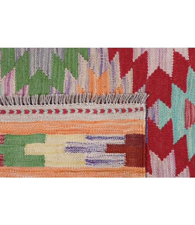 248x167 cm Handgefertigter Afghanischer traditioneller Kilim Teppich Woll