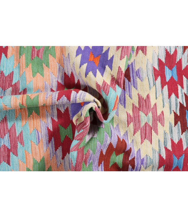 248x167 cm Handgefertigter Afghanischer traditioneller Kilim Teppich Woll