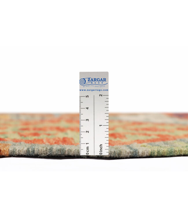 200x152  cm Handgefertigter Afghanischer traditioneller Kilim Teppich Woll