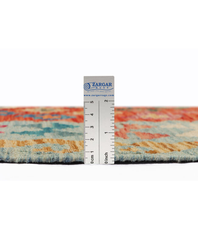 200x150 cm Handmade Afghan Traditional Kilim Area Rug Wool Carpet