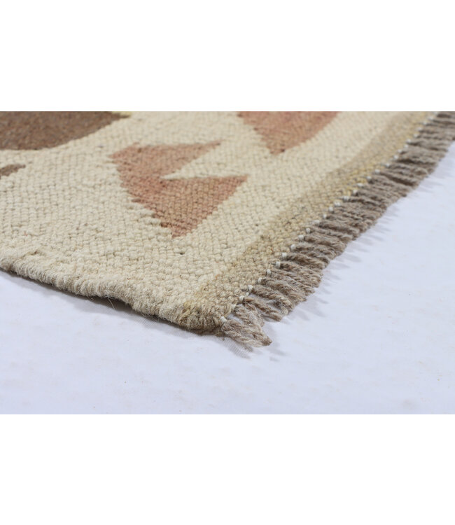 198x141 cm Handgemaakte Afghaanse traditionele Kilim Vloerkleed Wol Tapijt