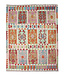 205x156 cm Handgefertigter Afghanischer traditioneller Kilim Teppich Woll