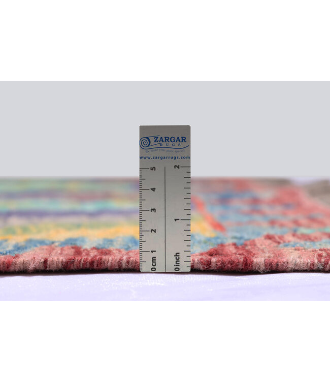 190x141 cm Handgemaakte Afghaanse traditionele Kilim Vloerkleed Wol Tapijt