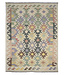 198x141 cm Handgefertigter Afghanischer traditioneller Kilim Teppich Woll