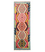 Kelim kleed loper  202 x 68 cm  vloerkleed tapijt kelims hand geweven