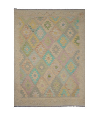 200x147 cm Handgefertigter Afghanischer traditioneller Kilim Teppich Woll 200x147 cm Handgefertigter Afghanischer traditioneller Kilim Teppich Woll