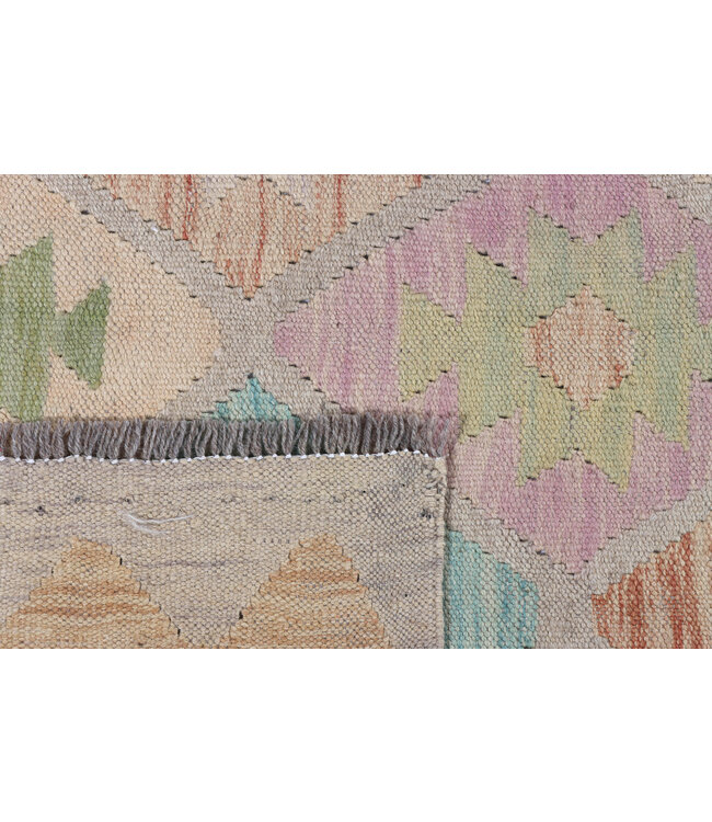 200x147  cm Handgefertigter Afghanischer traditioneller Kilim Teppich Woll