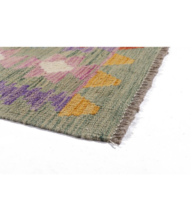 195 x 128 cm Handmade Afghan  traditional  Kilim Area Rug Wool Carpet