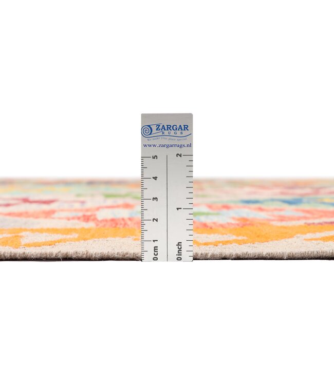 242 x 170 cm Handgefertigter Afghanischer traditioneller Kilim Teppich Woll