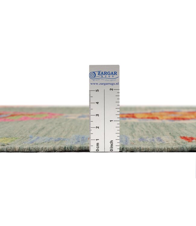 200 x 149 cm Handgemaakte Afghaanse traditionele Kilim Vloerkleed Wol Tapijt