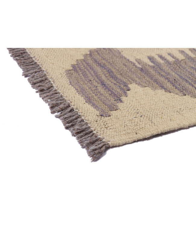 202 x 149 cm Handgemaakte Afghaanse traditionele Kilim Vloerkleed Wol Tapijt