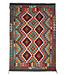 186 x 123 cm Handgefertigter Afghanischer traditioneller Kilim Teppich Wo
