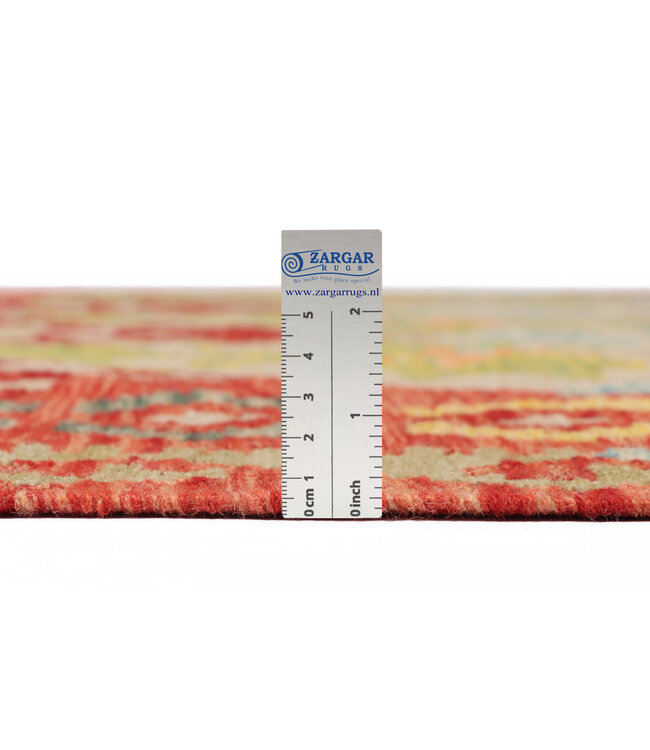 296 x 204 cm Handgefertigter Afghanischer traditioneller Kilim Teppich Woll