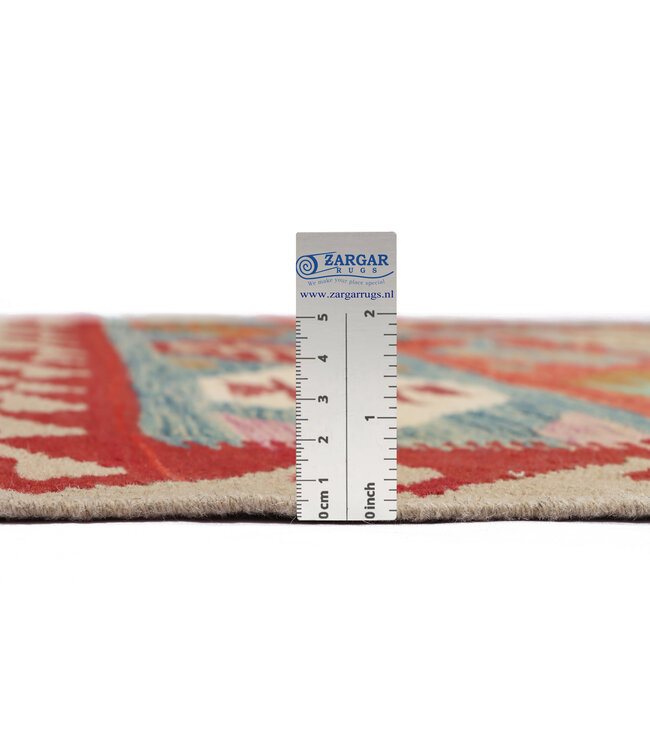 250 x 175 cm Handmade Afghan Traditional Kilim Area Rug Wool Carpet