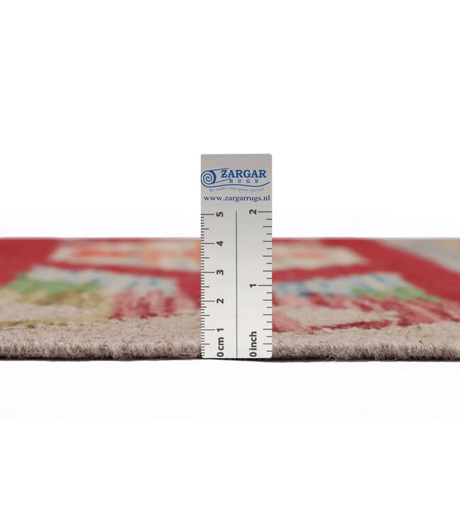 254 x 173 cm Handgefertigter Afghanischer traditioneller Kilim Teppich Woll