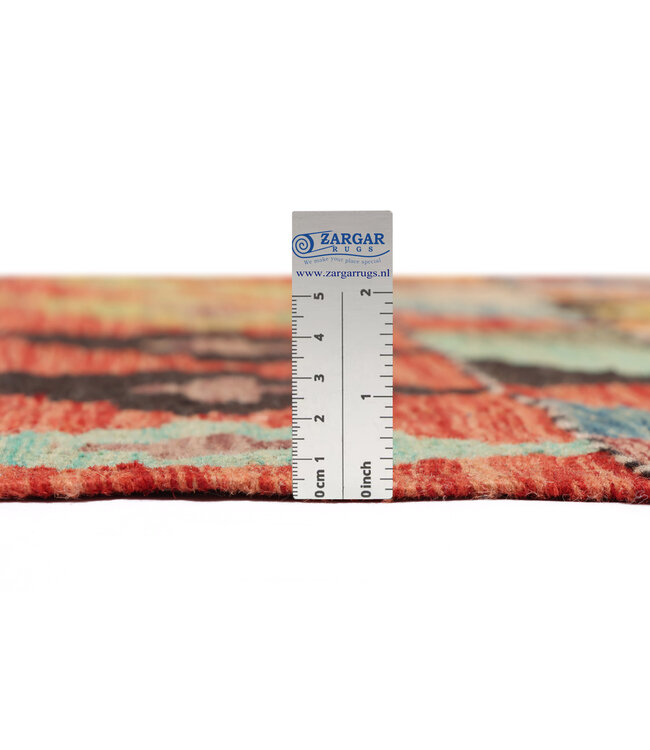 207 x 156 cm Handgefertigter Afghanischer traditioneller Kilim Teppich Woll