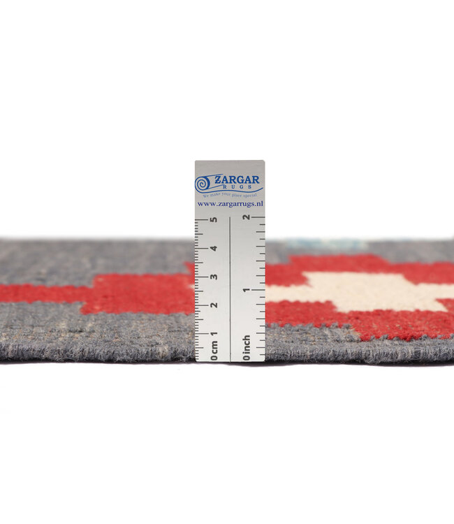 204 x 154  cm Handgefertigter Afghanischer traditioneller Kilim Teppich Woll