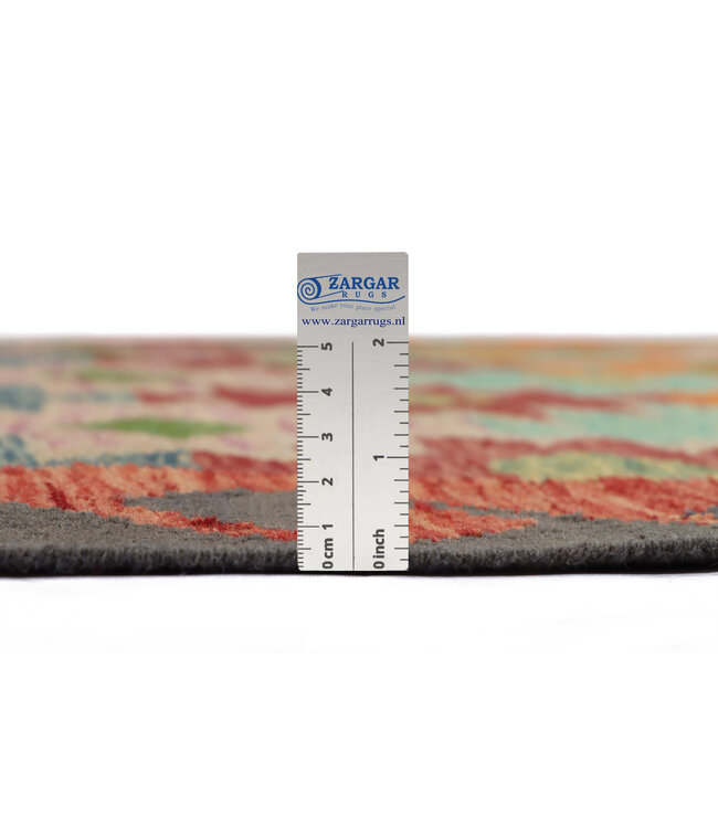 198x148  cm Handgefertigter Afghanischer traditioneller Kilim Teppich Woll