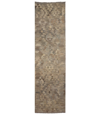 Kelim kleed loper  301 x 83 cm  vloerkleed tapijt kelims hand geweven