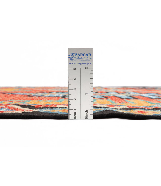 234x176 cm Handmade Afghan Traditional Kilim Area Rug Wool Carpet